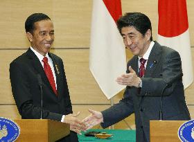 Abe, Jokowi vow to boost security, economic cooperation