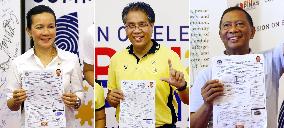 3 Philippine presidential hopefuls file candidacies