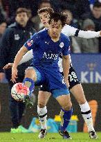 Okazaki plays in Leicester's FA Cup loss