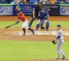 Ichiro singles off Maeda in Marlins' 3-0 win