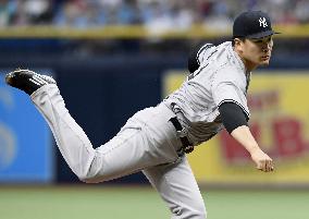 Baseball: Tanaka rocked again, this time by Rays for 6 runs, 4 HRs