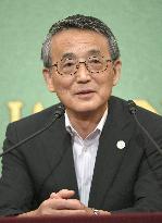 NRA's Tanaka at press conference prior to withdrawal