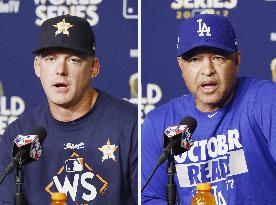 Baseball: Dodgers-Astros World Series press conference