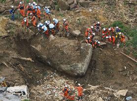 Landslide in Japan