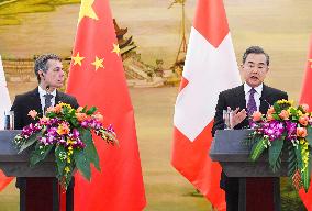 China-Switzerland foreign ministers