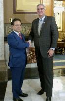Japan's industry minister on U.S. tour