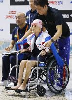 Swimming: Japan's oldest swimmer in competition