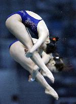 Japanese pair at the Diving World Cup in Beijing