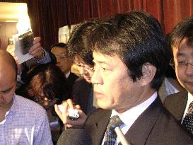 Nakagawa vow to strive for WTO framework accord