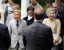 Japan's emperor, empress visit park, farm in Ottawa suburbs
