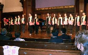 Japanese gospel singers offer concert for Sept. 11 victims