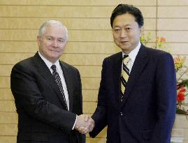 Gates meets Hatoyama, defense chief over Futemma, Afghanistan