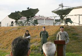 U.S. Misawa Air Base unveils missile defense system to locals