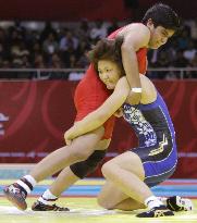 Japanese women win 3 wrestling golds