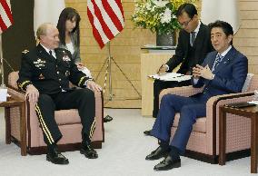 PM Abe meets with Gen. Dempsey