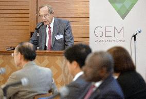 U.S. ex-defense chief addresses group of eminent persons for CTBT in Hiroshima