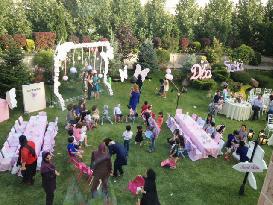 Rich Iranian family holds birthday bash for child in Tehran