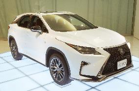Toyota Motor launches fully remodeled Lexus RX SUV
