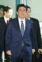 Abe hails victory of Tokyo-backed mayor in Okinawa election