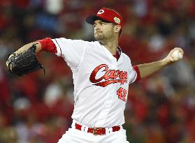 Baseball: Carp lefty Johnson bags Sawamura Award