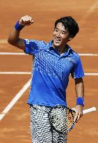 Tennis: Sugita upsets Gasquet in Barcelona Open 2nd round