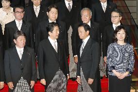 Japanese Prime Minister Abe reshuffles Cabinet