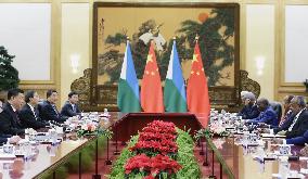 China, Djibouti leaders meet in Beijing