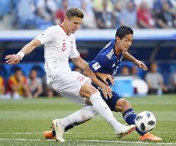 Football: Japan vs Poland at World Cup