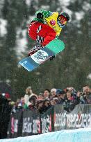Japan's Aono 2nd at World Cup snowboarding meet