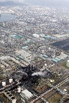 Chemical plant explosions in Yamaguchi Pref.
