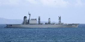 Japan supply ship arrives in Banda Aceh for relief mission