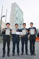 Japanese schools win awards at 2015 int'l Model U.N. conference