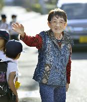 Osaka poet continues practice to ensure safety of schoolchildren