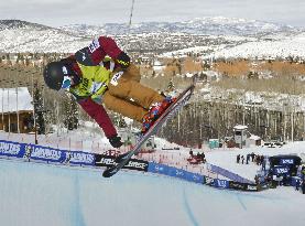 Onozuka finishes 2nd in women's halfpipe