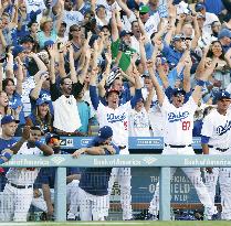 Baseball: Dodgers clinch NL West title