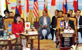 Japan's defense chief joins ASEAN counterparts in meeting