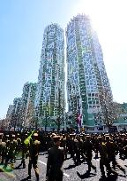 N. Korea holds opening ceremony for new residential area