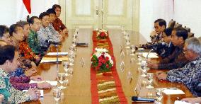 Indonesian president meets with Japan LDP executive