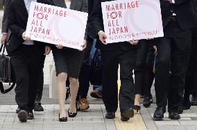 Looking for equality for same-sex marriages