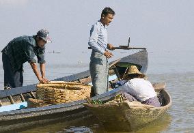 Fishermen on Myanmar's Inle Lake