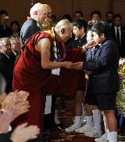 Dalai Lama at Nobel Peace laureates gathering