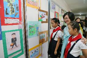 Japan, N. Korea kids' art exhibition