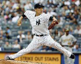 Tanaka dominates A's for 5th win of season