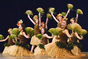 Iwaki Sogo wins high school hula dance contest