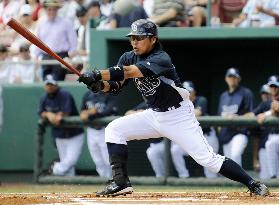 Iwamura 2-for-2 in pre-seasoner against New York Yankees