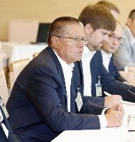 Russian economic development minister in Tokyo
