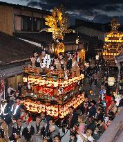 Traditional autumn festival in central Japan city