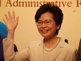 Carrie Lam wins H.K. leadership race