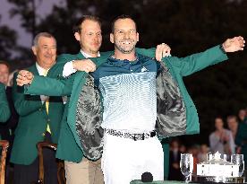 Golf: Garcia wins 1st major title at Masters