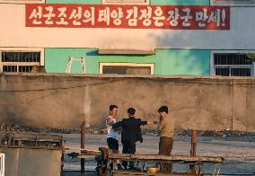 Scenes of Sinuiju, N. Korean city on boarder with China